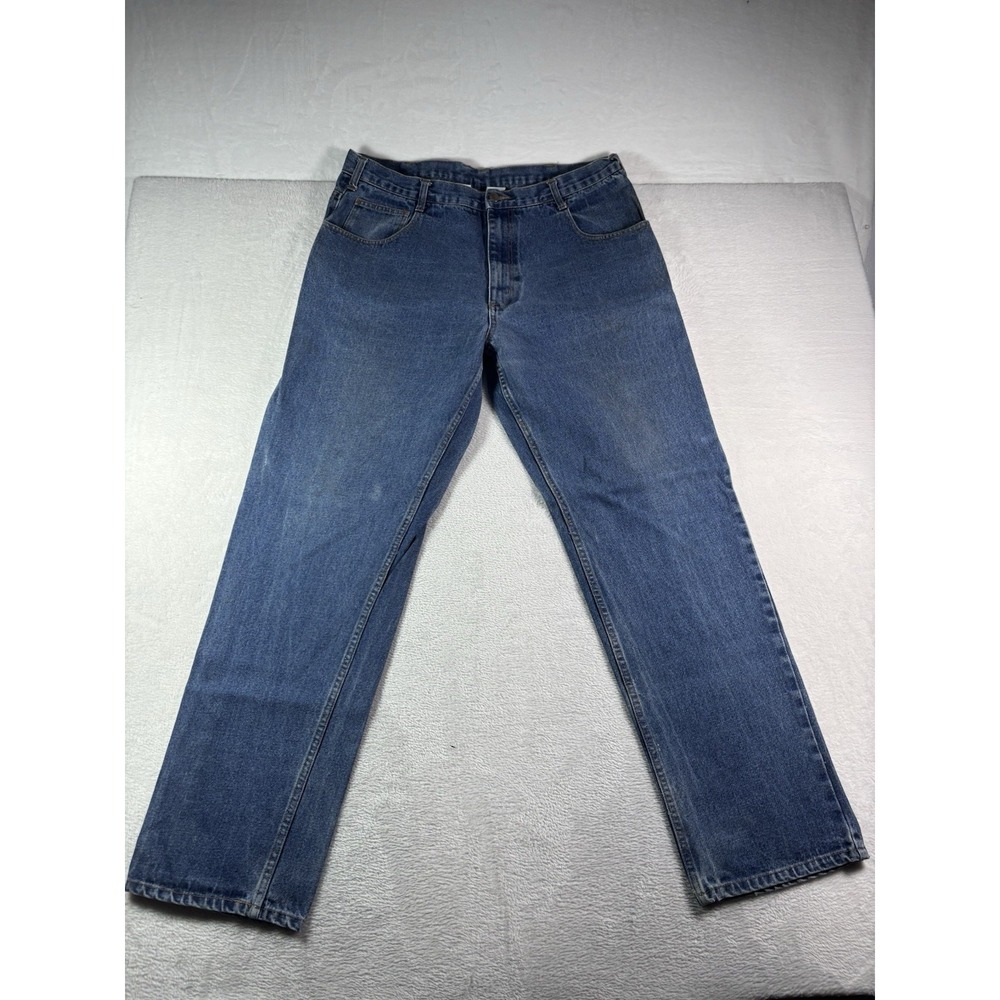 Rasco FR Jeans Mens 40x34 Flame Resistant Workwear Med Blue Denim FR1210